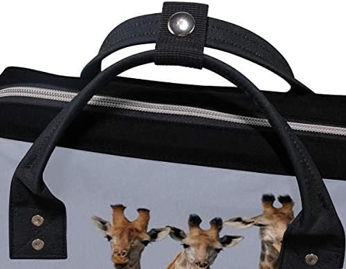 MUOOUM Hayvan Zürafa Güney Afrika bebek bezi çantaları Anne Çantası Nappy Hemşirelik Sırt Çantası Bebek Bakımı ıçin Çok Fonksiyonlu
