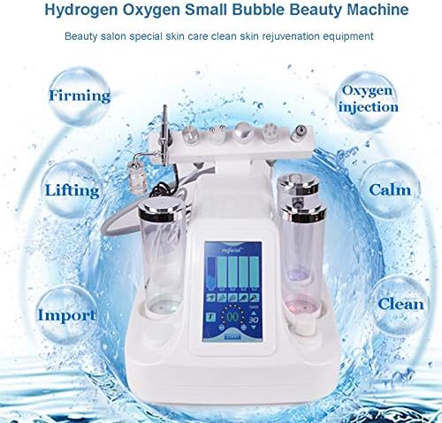 LUCKİLYJİE Hidro Oksijen Yüz Makinesi, 8 in 1 Profesyonel Ultra-Mikro Küçük Kabarcık Vakum Yüz Temizleme Hydra Su Oksijen Jet
