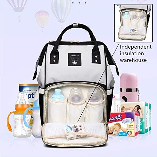 Çok Fonksiyonlu Bebek Bezi Çantası Bebek Bakımı için Geniş Açık Nappy Çantalar Büyük Kapasiteli Çanta seyahat sırt çantası