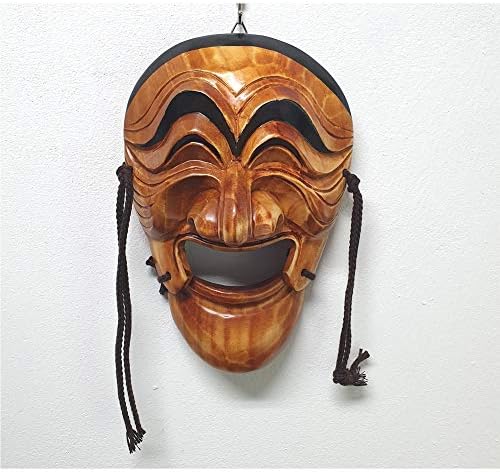 Insadong Hahoe Maske Kore Geleneksel Maske Hahoe Tal El Oyma Adam Hangul Kutusu İnsan Boyutu
