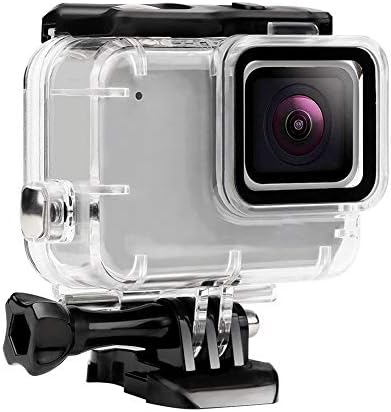 YIJIABINGRU GoPro Hero 7 için Su Geçirmez Kılıf Aksesuarları Set Gümüş Beyaz Eylem Kamera Konutlar Dağı Aksesuarları (Renk