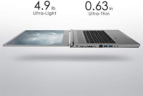 MSI P65 Creator-1084 15.6 4K UHD Ekran, Ultra İnce ve Hafif, RTX Stüdyo Dizüstü Bilgisayar, Intel Core i7-9750H, GeForce RTX
