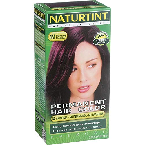 Naturtint Saç Rengi-Kalıcı - 4M-Maun Kestane-5.28 oz (4'lü Paket)