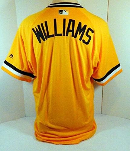 2018 Pittsburgh Pirates Trevor Williams Game, 1979 TBTC Sarı Mayoyu Yayınladı-Oyun MLB Formalarını Kullandı
