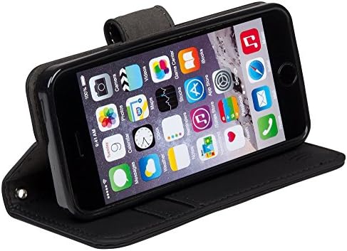 SafeSleeve EMF Koruma Anti Radyasyon iPhone Kılıfı: iPhone 5c RFID EMF Engelleme Cüzdan Cep Telefonu Kılıfı (Gri)