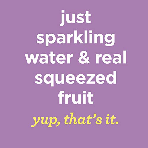 Spindrift Köpüklü Su, Böğürtlen Aromalı, Gerçek Sıkılmış Meyve ile Yapılmış, 12 Fl Oz Kutu, 24 Paket (Seltzer Su Kabı başına