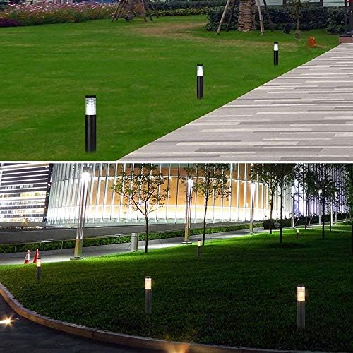 GJCQZQ yolu ışıkları geleneksel alüminyum akrilik veranda ışık yüksek kutup peyzaj zemin ayakta ışık yaratıcı silindirik ışık