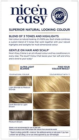 Clairol Nice'n Easy Kalıcı Saç Rengi 87 Doğal Ultra Hafif Sarışın