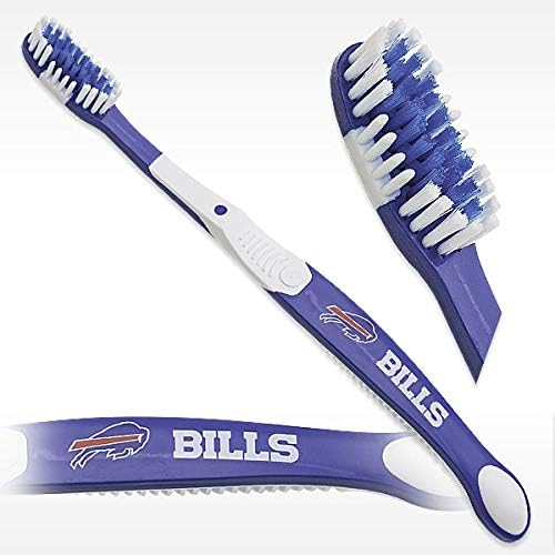 NFL Siskiyou Spor Fan Mağazası Buffalo Bills MVP Diş Fırçası Bir Boyut Takım Rengi