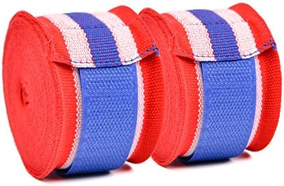 Boks için boks El Sarar, Muay Thai Taekwondo ve Dövüş Sanatı, 180 İnç Kırmızı, Beyaz ve Mavi (Çifti)