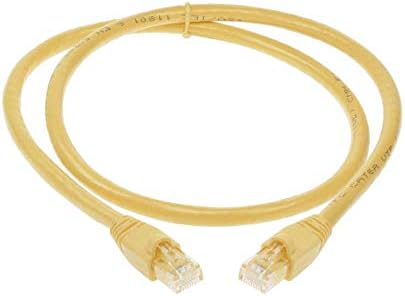 SF Kablo 1ft Cat 6A Korumasız (UTP) Ethernet Ağ Kablosu, 500MHz, 24AWG-Siyah