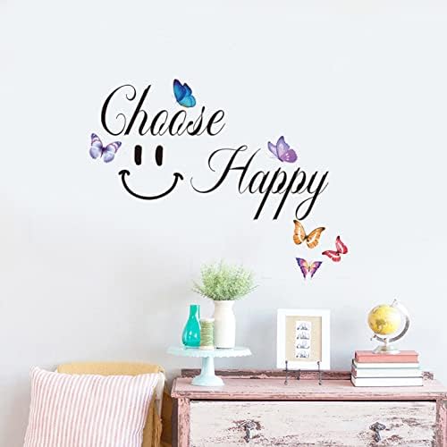 Summerjokes Seçin Mutlu İlham Komik Duvar Sticker Çıkartması Vinil Sticker, inanç Aile Oturma Odası Mutfak Yemek Yatak Odası