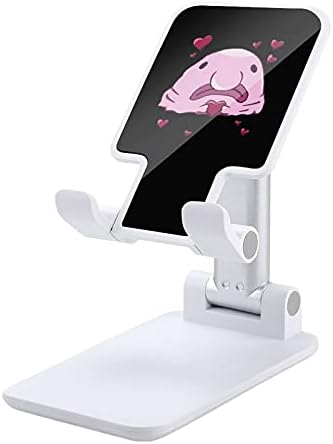 Aşk Blob Balık Blobfish Ayarlanabilir Cep Telefonu Standı Katlanabilir Tablet Danışma Tutucu Tüm Akıllı Telefonlar ile Uyumlu