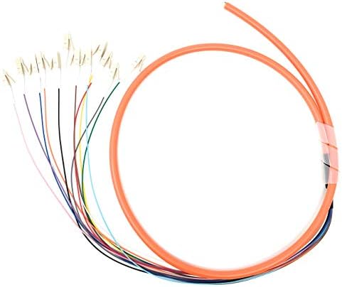 Ultra Spec Kabloları 12 Telli OM1 62.5 / 125 Çok Modlu LC-UPC Fiber Pigtail, 1 Metre - 1 Paket