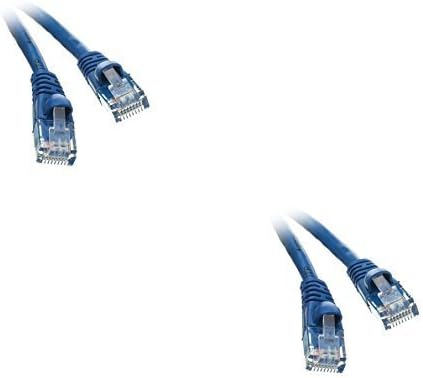 25 FT (7.6 M) Cat5e Ağ Ethernet UTP Yama Kablosu, 350Mhz, (25 Feet/7.6 Metre) PC/Yönlendirici / PS4 / Xbox/Modem için Cat 5e