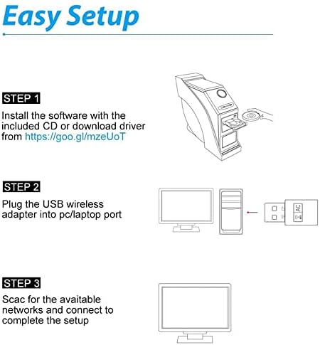 Blueshadow USB WiFi Adaptörü-Dual Band 2.4 G/5G Mini Wi-fi ac Kablosuz Ağ Kartı Dongle Masaüstü Dizüstü PC için Yüksek Kazançlı