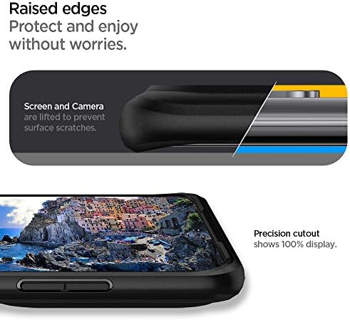Samsung Galaxy S20 Kılıfı/Galaxy S20 5G Kılıfı (2020) için Tasarlanan Spigen Ultra Hybrid - Mat Siyah