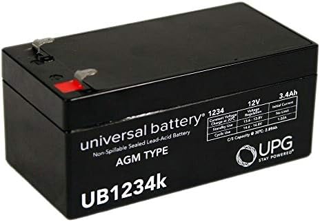 3 Adet UPG UB1234 12 V 3.4 AH SLA Pil Değiştirir ub1234 lc-r123r4p