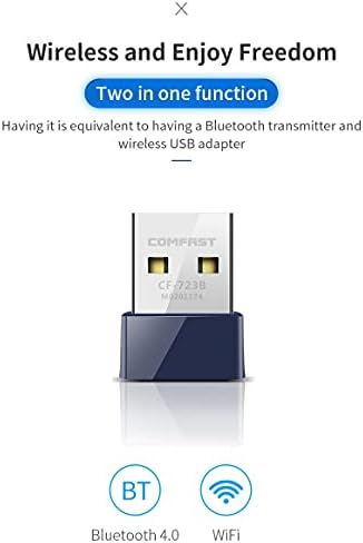 USB WiFi, Bluetooth 4.0'ı Destekleyen 150m USB WiFi Adaptörü,/xp/win7/win8/win8.1/win10 Pc WiFi Adaptörü için uygundur