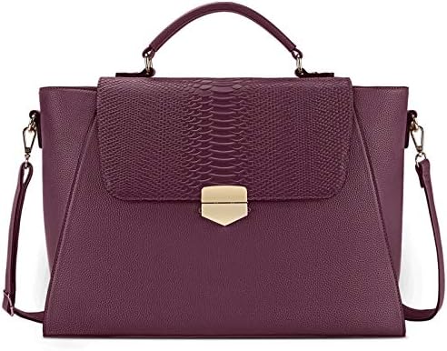 Kadınlar için evrak çantası 15.6 Laptop çantası Iş askılı çanta Iş Tote Çanta Profesyonel omuz çantası Yastıklı Bölmesi ile