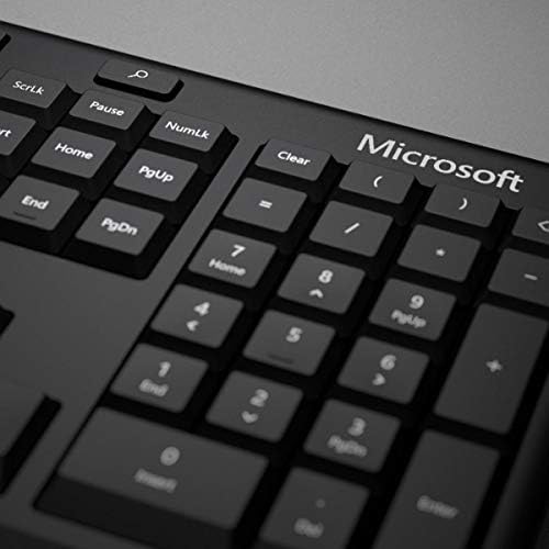İş için Microsoft Ergonomik Masaüstü Klavye ve Fare Kombinasyonu, Mat Siyah