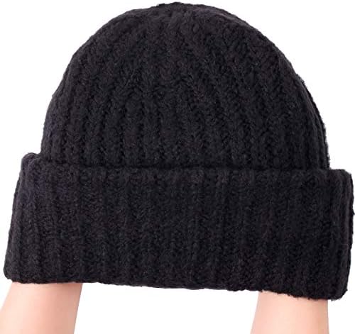 Sıfırın altında UO Kadın Kış Örme Kaburga Şapka