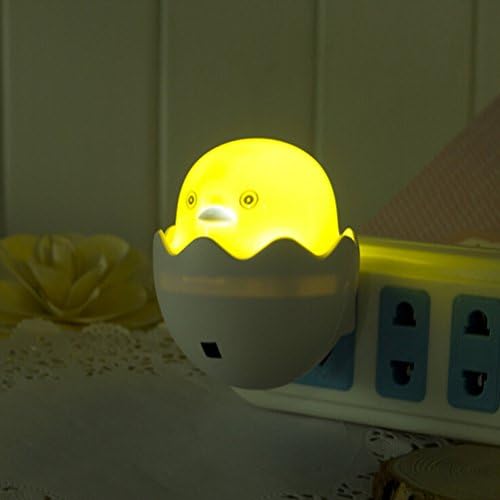 ledmomo Küçük Civciv Plug in Gece Lambası Otomatik Sensör ile Çocuklar için Yatak Odası Kreş Bebek Odası Banyo veya Koridor
