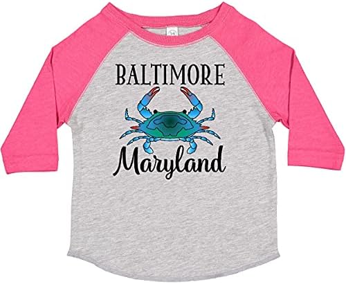 ınktastic Baltimore Maryland tatil mavi Yengeç Yürümeye başlayan çocuk T-Shirt