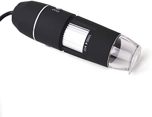 CISNO USB 2.0 Dijital Mikroskop, 2MP 1000X Büyütme 8 LED Endoskop yakınlaştırma kamerası Büyüteç ile Sabit Standı, Windows