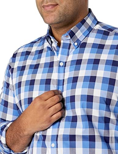 Düğmeli Erkek Slim Fit Düğme Yaka Supima Pamuklu Elbise Casual Gömlek