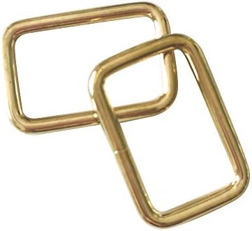 50 Adet Altın Metal Dikdörtgen Yüzük, Dokuma Kemerler Toka Çanta DIY Aksesuarları için-20mm / 25mm / 32mm / 38mm / 50mm