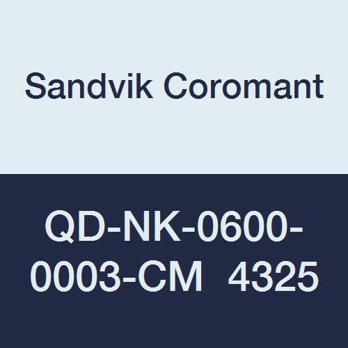 Sandvik Coromant, QD-NK-0600-0003-CM 4325, Ayırma için CoroCut QD Kesici Uç, Karbür, Nötr Kesim, 4325 Kalite, Ti (C, N) + Al2O3