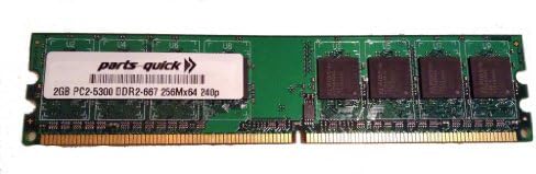 2 GB Bellek için Bıostar TP43D2-A7 Anakart DDR2 PC2-5300 667 MHz DIMM Olmayan ECC RAM Yükseltme (parçaları-hızlı Marka)