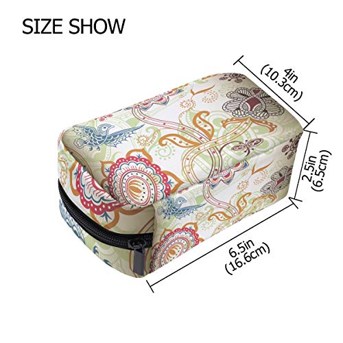 Unicey Bohemia Baskı Makyaj Çantaları Taşınabilir Tote Kozmetik Çantası seyahat kozmetik düzenleyici makyaj çantası makyaj