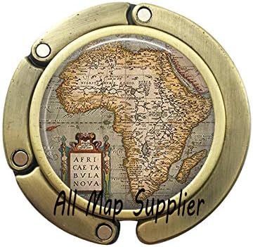 Büyüleyici Çanta Kancası, Afrika Antika Harita Çanta Kancası, Afrika harita Çanta Kancası Afrika harita Çanta Kancası, Afrika