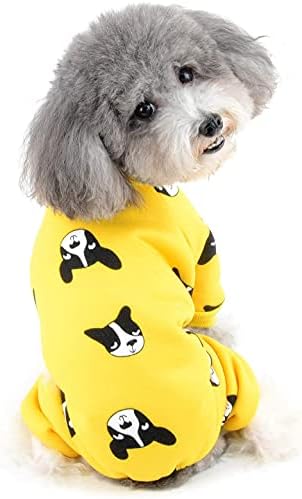 Kohza Köpek Pijama Polar Genel Kış Tulum Kız Pet Pjs Hoodie Chihuahua Giyim Köpek Pijama Kıyafet Doggy Noel Kostüm Yorkie Giyim