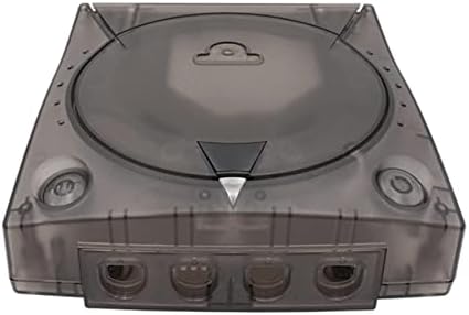 figatia Temizle Kabuk Koruyucu Darbeye Anti-Scratch Konut Kabuk Koruyucu Kılıf için Dreamcast DC Kaldırmak kolay-Temizle Siyah,
