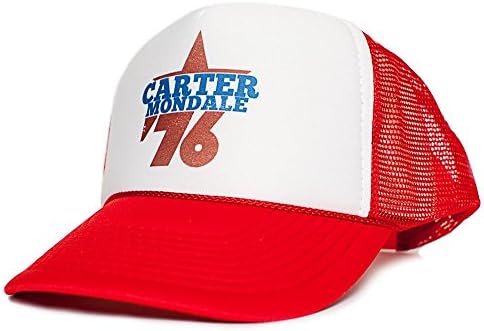 Jimmy Carter Walter Mondale 76 Başkanlık Şapkası Unisex-Yetişkin Şapkası Çok