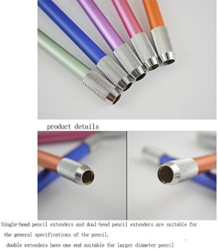 Siplıv Tek Kafa Metal kalemlik Kalem Genişletici Kroki ve Kömür Kalem, okul Ofis Sanat Yazma Aracı, 5 Adet bir Set