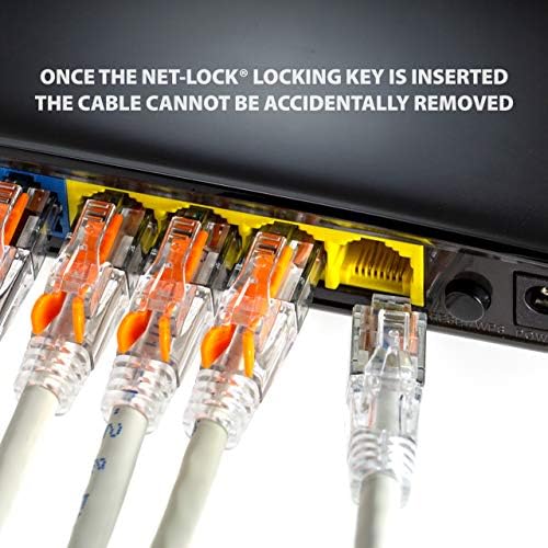 NTW Kilitlenebilir Cat6 Ethernet Kablosu(10ft) İnternet Ağı LAN yama kablosu,Oyun Yönlendirici modem için Cat6 Yüksek Hızlı
