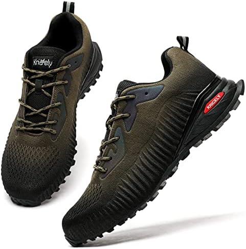 Krıcely erkek Trail koşu ayakkabıları Çapraz Eğitim Ayakkabı Moda Yürüyüş Sneakers Erkekler için Tenis Yürüyüş Sneaker Erkek