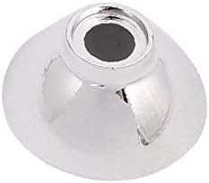 X-DREE Plastik COB LED el feneri ışık lambası Reflektör 6mm x 10.5 mm x 20mm Gümüş Ton (Lámpara de plástico COB LED Reflektör