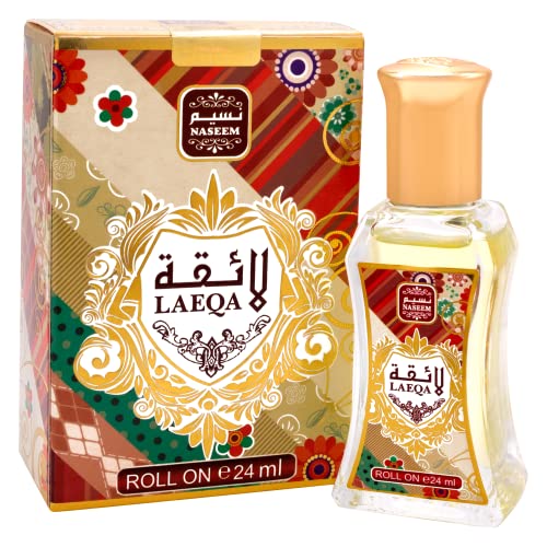 LAEQA Parfüm Yağı Rollerball Alkolsüz Parfüm Yağı Meyveli Çiçekli Parfümler Kadınlar için by Naseem Parfüm 24 mL / 0.81 fl.