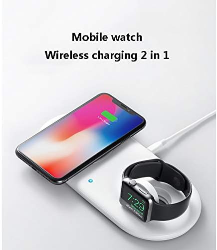 Kablosuz Şarj Cihazı, Kablosuz Telefon Şarj Standı, Apple Watch Airpod'larla Uyumlu 2'si 1 Arada Hızlı Şarj İstasyonu, Şarj