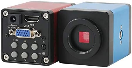 XUXUWA 1080 P HDMI VGA Endüstriyel Dijital Video Mikroskop Kamera + 100X 180X 300X C Dağı Lens + 56 LED halka ışık Telefon