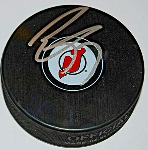WAYNE SİMMONDS imzalı (NEW JERSEY DEVİLS) imzalı hokey diski W/COA 17 - İmzalı NHL Diskleri