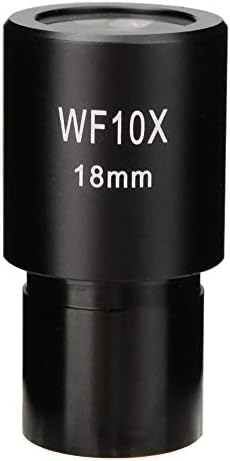 WF10X / 18mm Geniş Açılı Mercek Optik Lensler Ölçekli Standart Biyolojik Mikroskop Mercek