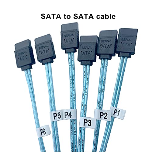 Konnektörler 0.5 / 1 m Sabit Sürücü Kablosu 7PİN SATA SATA 3.0 Kablosu 6Ghps Yüksek Veri İletim Hızı Veri Kablosu Renk Rastgele