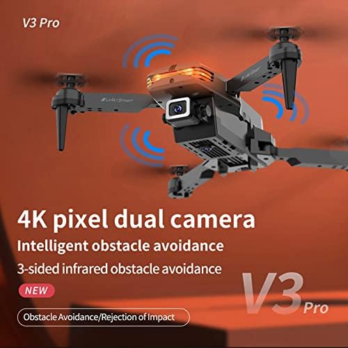 Sajıng V3 4 K RC Drone ile Profesional HD Çift Kamera FPV Drones ile Kızılötesi Engel Kaçınma Rc Helikopter Quadcopter için