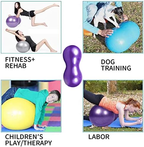 SouiWuzi Yoga Daire Terapi Topu Fıstık Kapsül Yoga Topu Denge Egzersiz fitness masaj aleti Ağrı kesici Koordinat Geliştirme